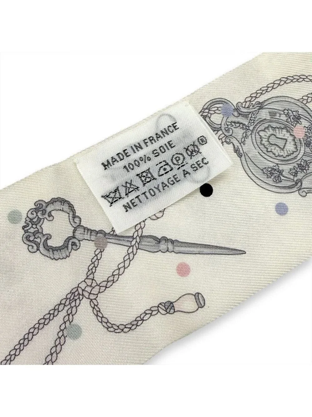 Hermes Cles a Pore Twill Scarf